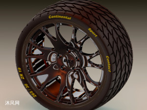 精致轮胎模型 - solidworks交通工具模型下载