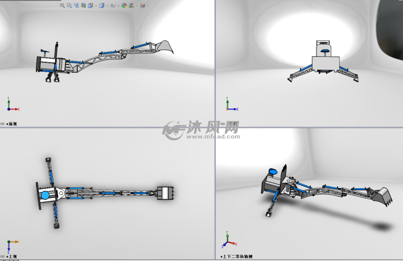 挖土机的原理_挖掘机的结构与工作原理(2)