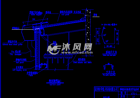 轻钢工程节点大样图 轻钢建筑详图 常用节点参考图纸