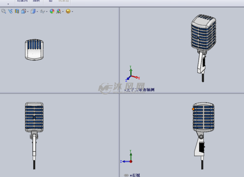 话筒(麦克风)设计模型