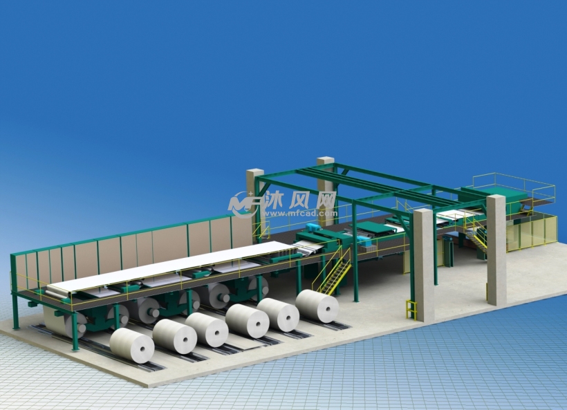 造纸机设备设计模型