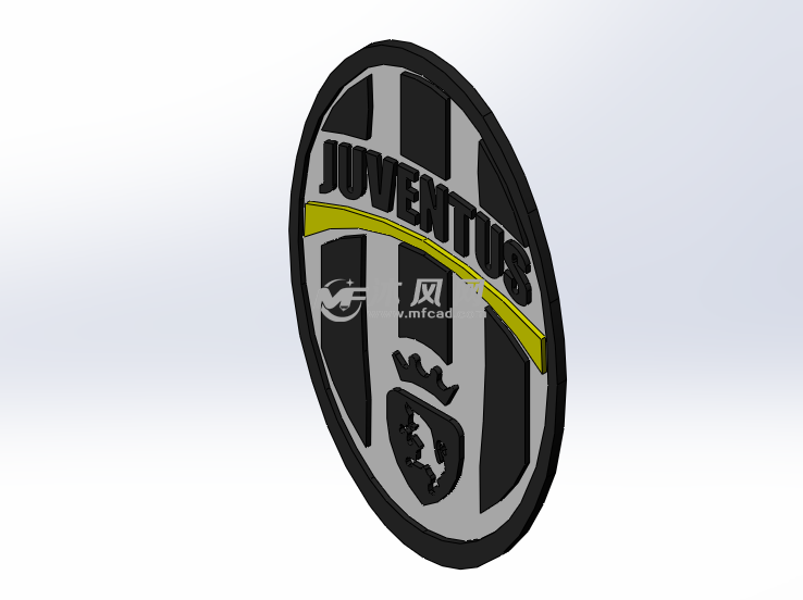 体育运动尤文图斯队标广告商标设计