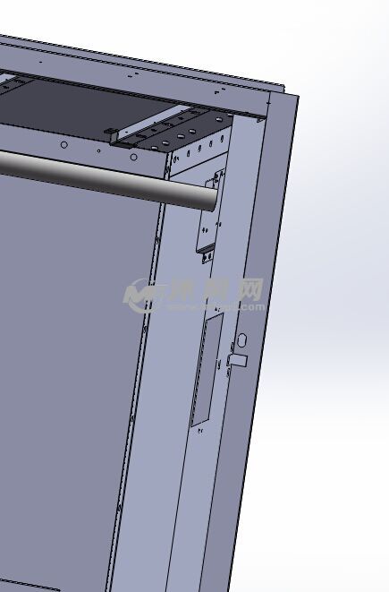 自助洗衣柜 - 组合类钣金图纸和模型下载
