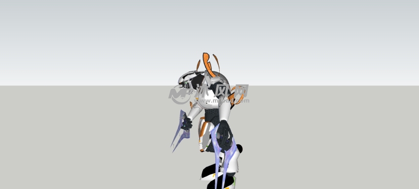 3D机器人的SU模型 - sketchup道具模型下载