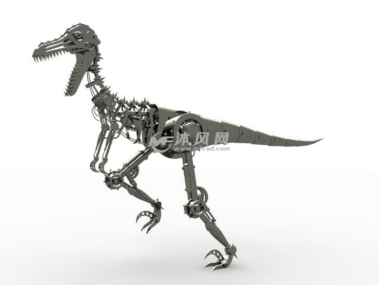 机器龙造型 - ProE玩具公仔类模型下载 - 沐风图纸