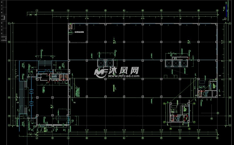 某物流中心大型仓库CAD建筑施工设计图纸 - c