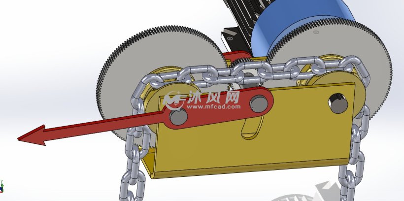 机械链传动学习机制设计模型 - solidworks机械