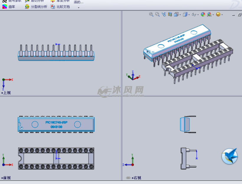 IC芯片设计模型(Integrated Circuit集成电路) - s
