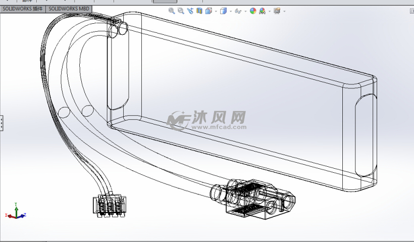 1800mAh锂电池设计模型 - solidworks生活用品