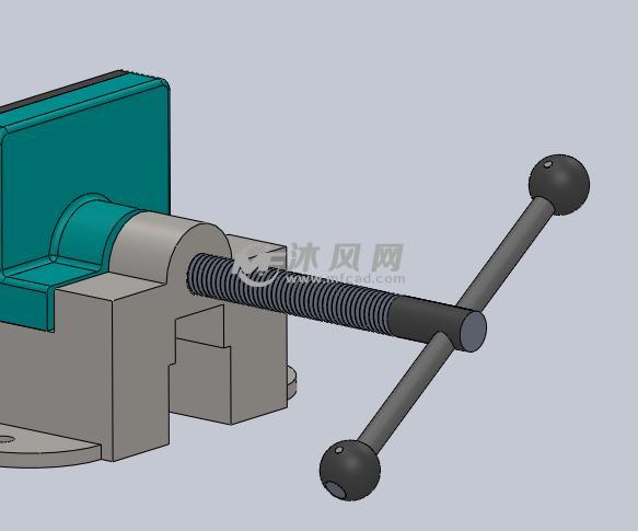 solidworks手动夹紧机构模型 大发体育国际开户_〖官网推荐〗