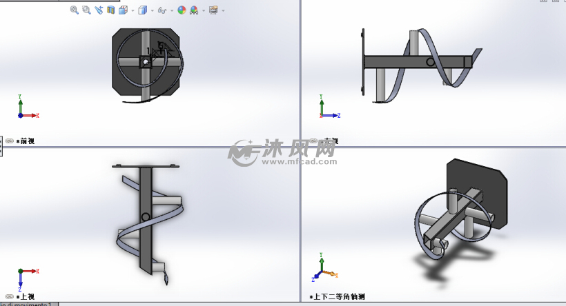 led创意灯设计模型 - solidworks生活用品类模型下载 - 沐 ...