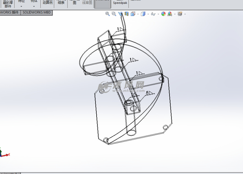 led创意灯设计模型 - solidworks生活用品类模型下载 - 沐 ...