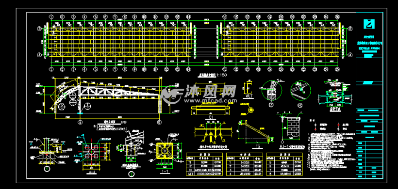 羊舍/羊圈cad设计套图 - autocad公建及小品配套建筑图纸下载 - 沐风