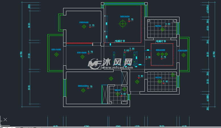 世通华庭全套室内装修cad图纸 - AutoCAD住宅