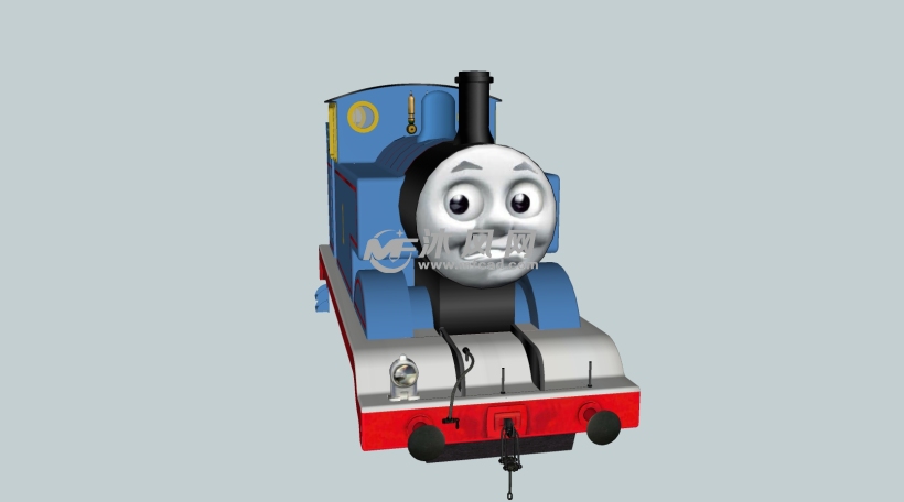 托马斯的小火车SU模型