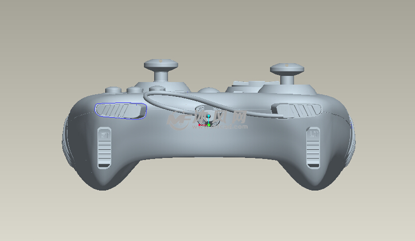proe游戏手柄模型
