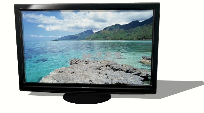 新世纪电视机电脑屏幕显示器模型 - sketchup室