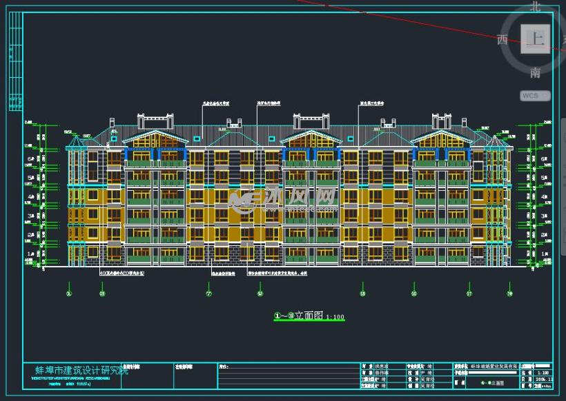 带阁楼六层住宅楼建施水施