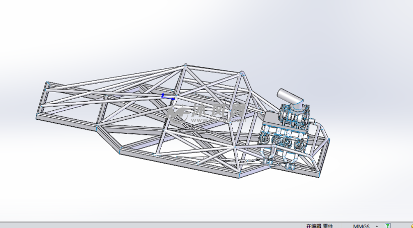 别克汽车架体模型 - solidworks底座支架类模型下载 - 沐 ...
