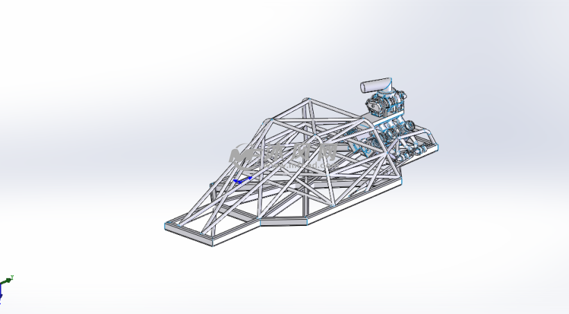 别克汽车架体模型 - solidworks底座支架类模型下载 - 沐 ...