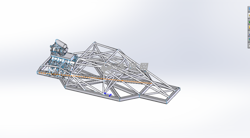别克汽车架体模型 - solidworks底座支架类模型下载 - 沐 ...