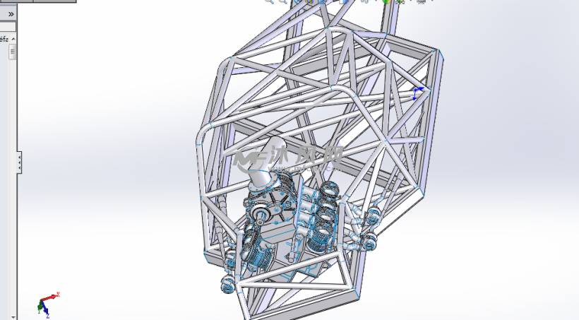 别克汽车架体模型 - solidworks底座支架类模型下载 - 沐 ...