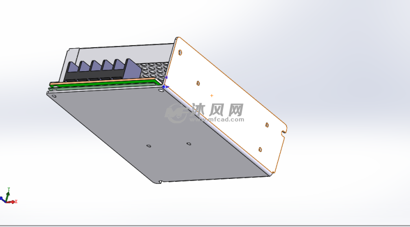 华硕电脑机箱外壳设计模型 - solidworks电脑周边类模型 ...