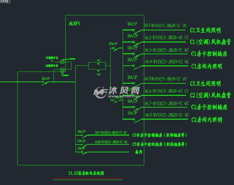 福润祥宾馆客房照明插座配电工程