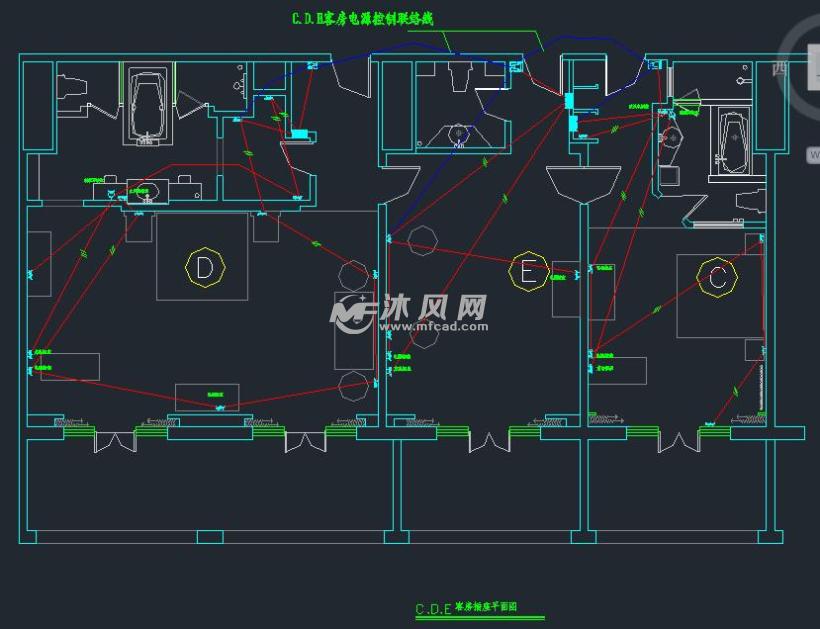 福润祥宾馆客房照明插座配电工程