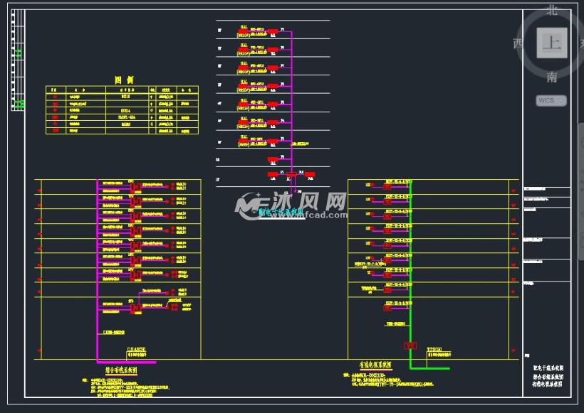 石家庄四层快捷酒店照明、插座、弱电、消防图