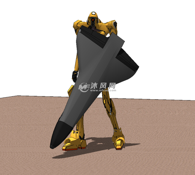 机器人战士0号机 - sketchup工业游戏模型下载