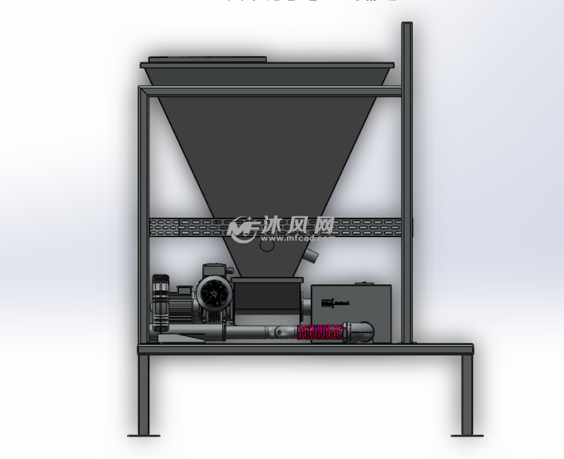 粉体输送设备 - solidworks机械设备模型下载
