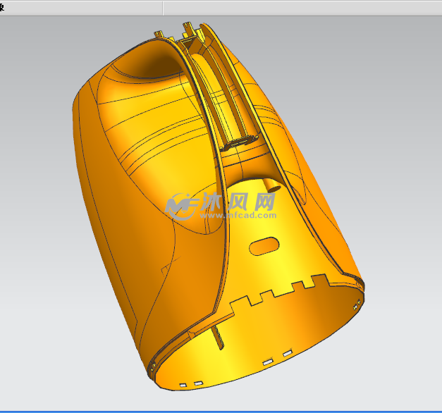 电热水壶3d模具设计结构图 - 家电类模具图纸下