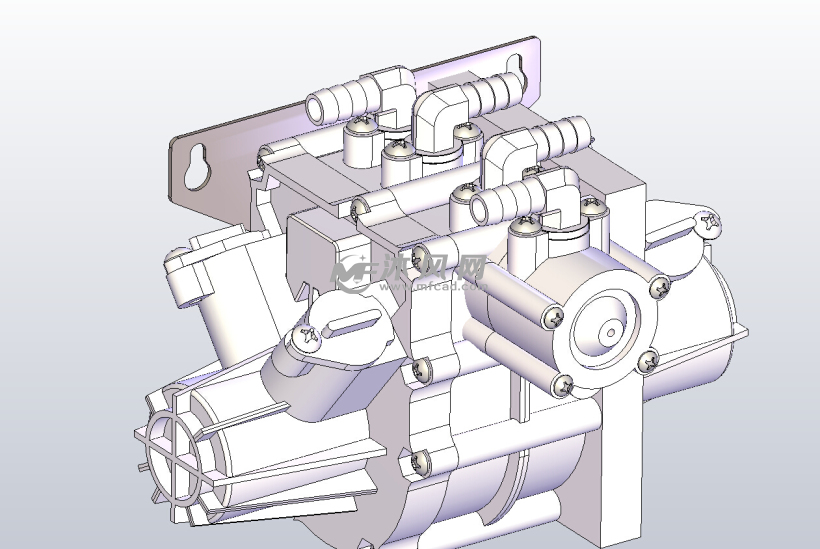白利糖度泵设计模型 - solidworks机械设备模型