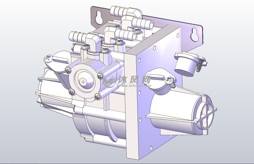 白利糖度泵设计模型 - solidworks机械设备模型