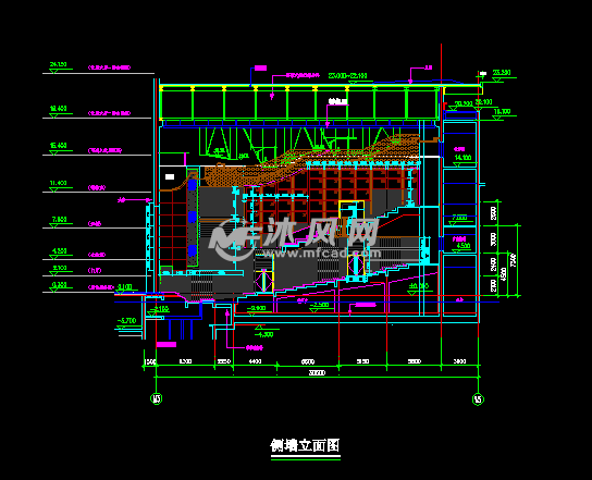 多功音乐厅CAD下载设计图-cad其他文化展小区规划cad平面图建筑图片