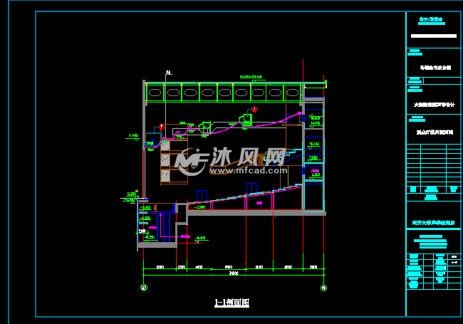 多功能音乐厅cad建筑设计图