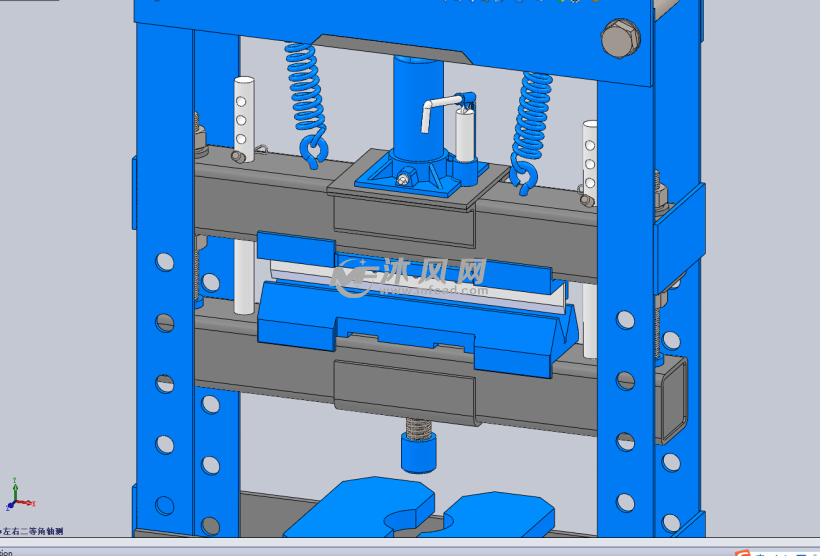 液压折弯机设计模型