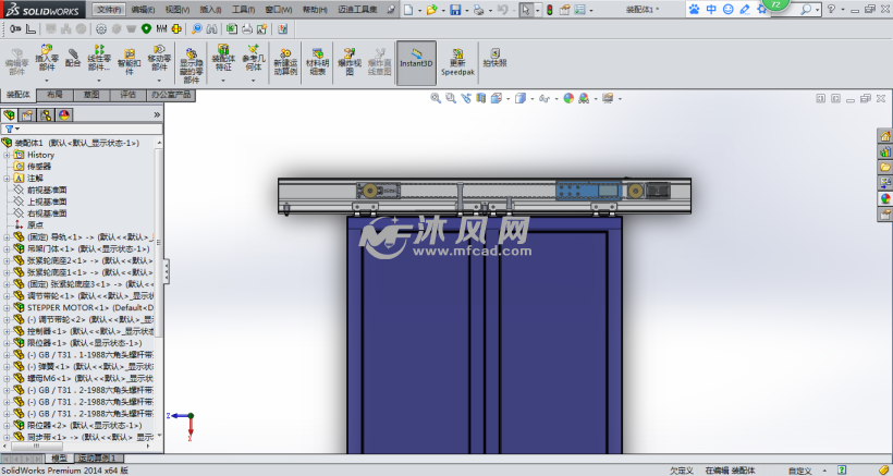 自动门plc控制 - solidworks交通工具模型下载
