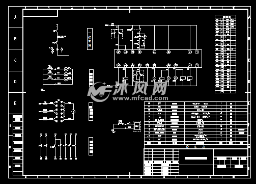低压柜二路进线自投自复原理图 - AutoCAD电气