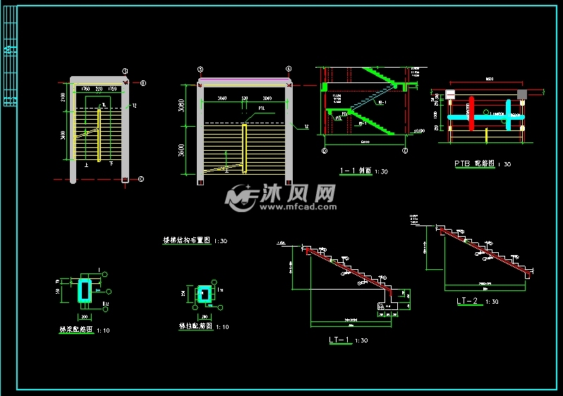 楼梯结构施工图