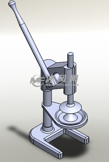柑橘榨汁机(工装)设计模型 - solidworks机械设