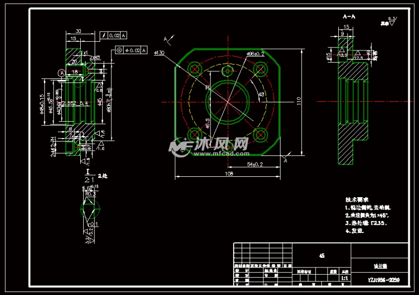 床房子及夹具设计(总体设计含37张CAD图纸)设计全套图纸平米48图片