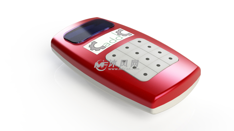 老式直板手机设计模型 - solidworks通讯工具了