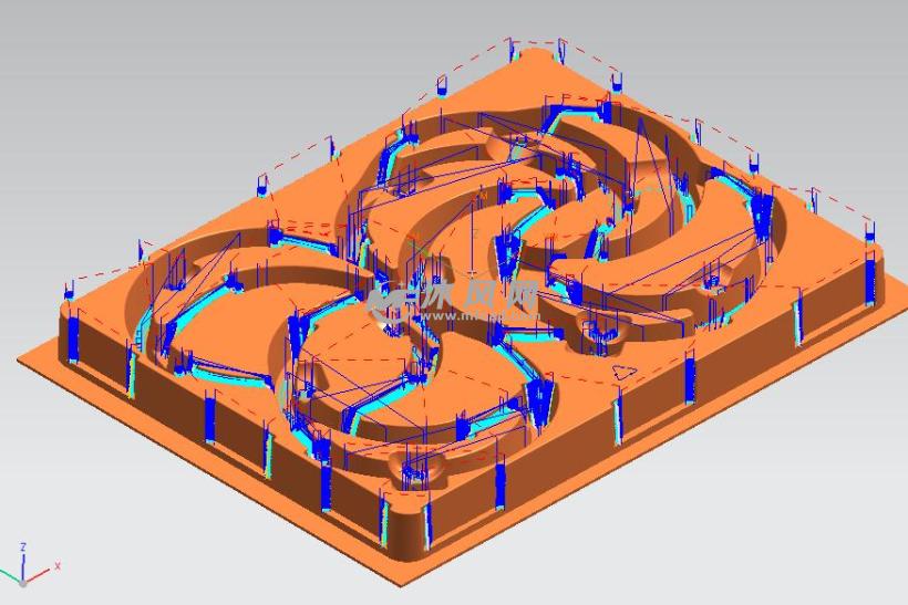 吸塑模编程加工档 - UG瓶子容器类模型下载