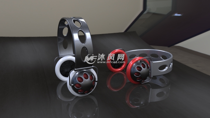 电脑搭配的耳机设计模型 - solidworks生活用品