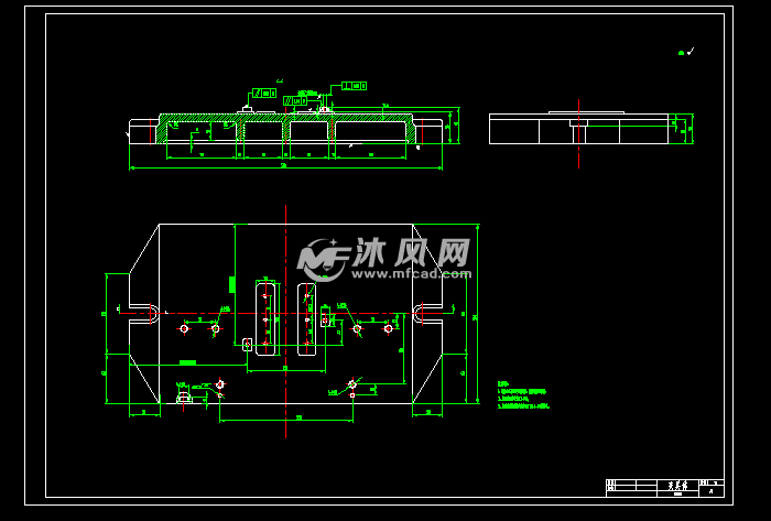 模具上模座机械加工工艺规程及夹具设计(6-φ