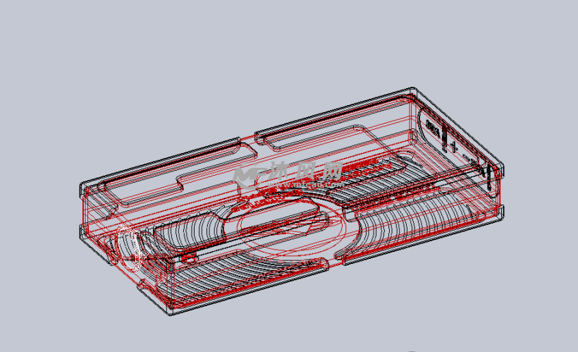 小型的锂电池外壳设计模型 - solidworks生活用