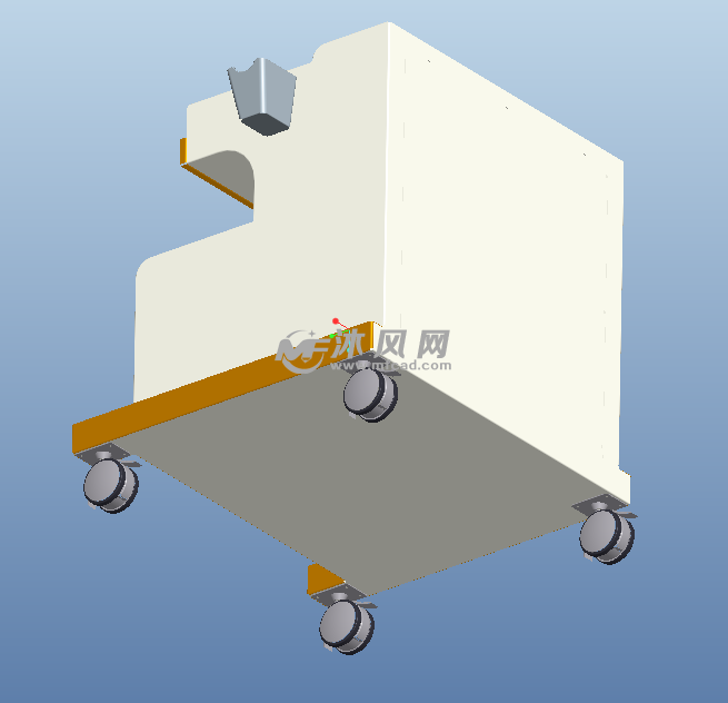 美容工具桌 - Proe数码产品类模型下载