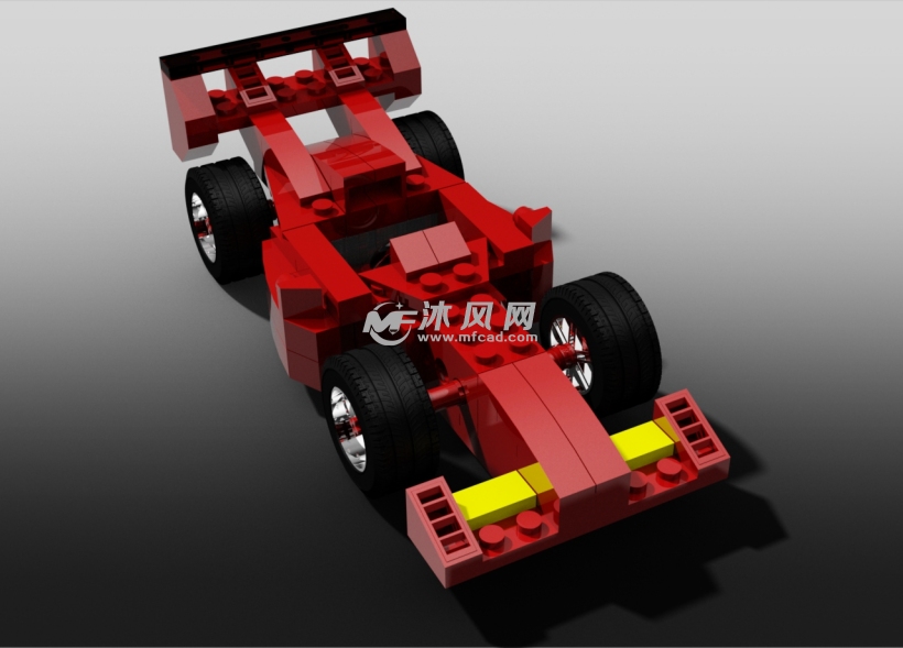 乐高玩具拼图之f1赛车设计模型